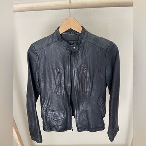 Leather Moto Jacket